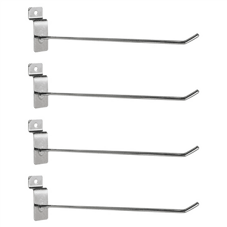 

100 x Single Hook Pin Shop Display Fitting Prong Hanger 200mm