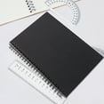 thumbnail image 6 of 5Pcs A5 Black Spiral Notebook Blank Sketchbook Unruled Journal Pack Thick Blank Paper 50 Sheet 100 Unlined, 6 of 8