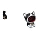 thumbnail image 1 of Figura de escritorio,Estatua de gato,linda estantería,escritorio,decoración del hogar,Figura decorativa creativa para la oficina y el hogar.,Estatua de escritorio,Estatua de gato con forma de, 1 of 8