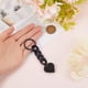 thumbnail image 3 of Llavero con corazones negros para mujer, de aleación acrílica, estilo gótico, con forma de corazón, ideal como decoración., 3 of 6