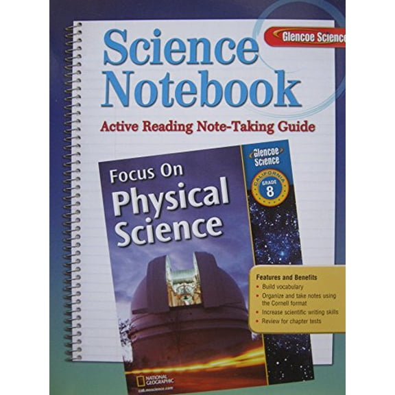 Pre-Owned Science Notebook Active Reading Note-taking Guide Science Grade 8, 9780078794452, 0078794455, Paperback,