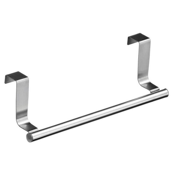 Stainless Steel Over-the-Cabinet Rack Kitchen Dish Towel Drawer Bar Holder
