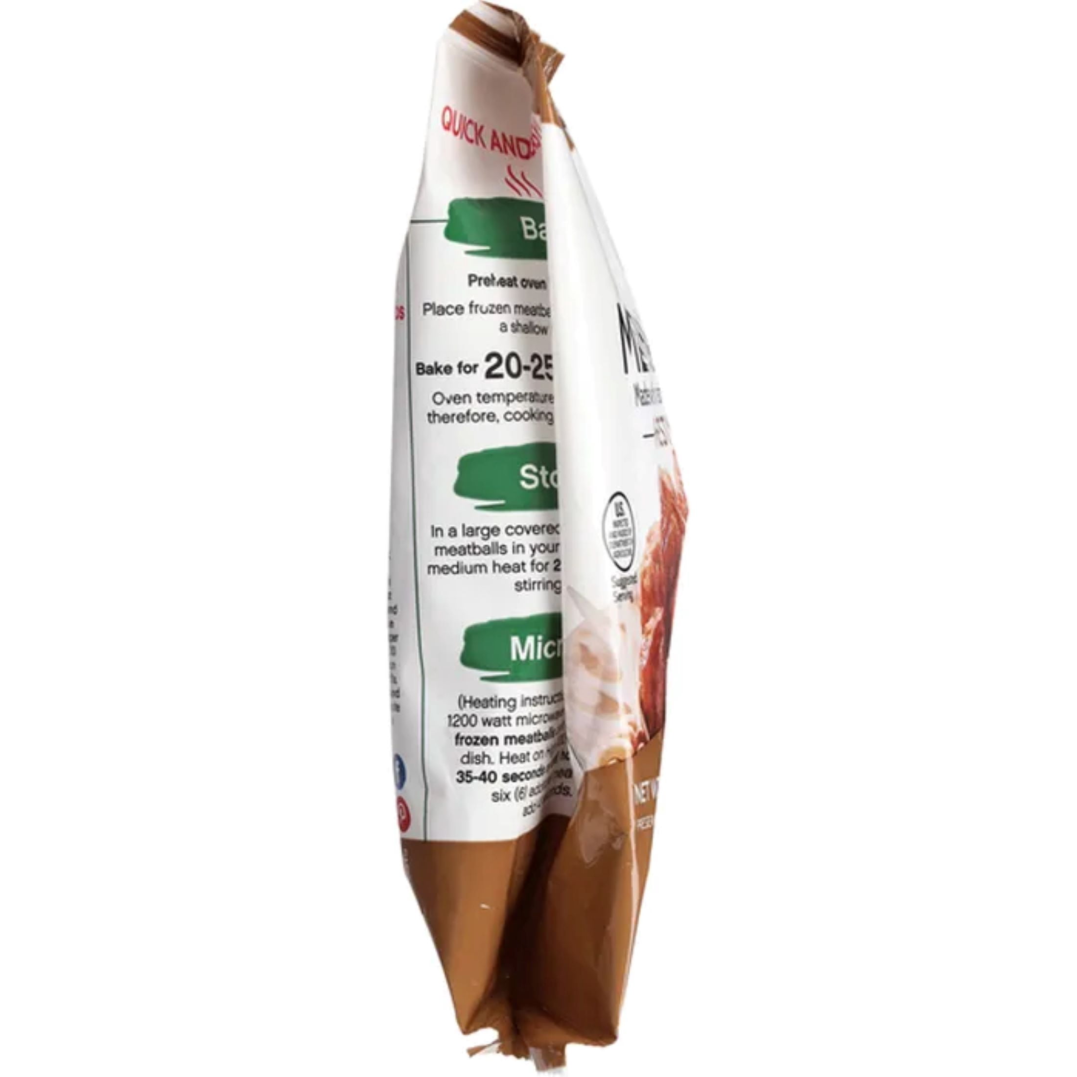 Rosina, Homestyle Meatballs, 12 oz Plastic Bag (Frozen)