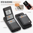 thumbnail image 2 of Decase for Google Pixel 9 Pro XL Wallet Case with Card Holder, Compatible with Mag-safe, RFID Blocking 2 in 1 Detachable Protective Phone Leather Cover with Kickstand for Women Men, Black, 2 of 13