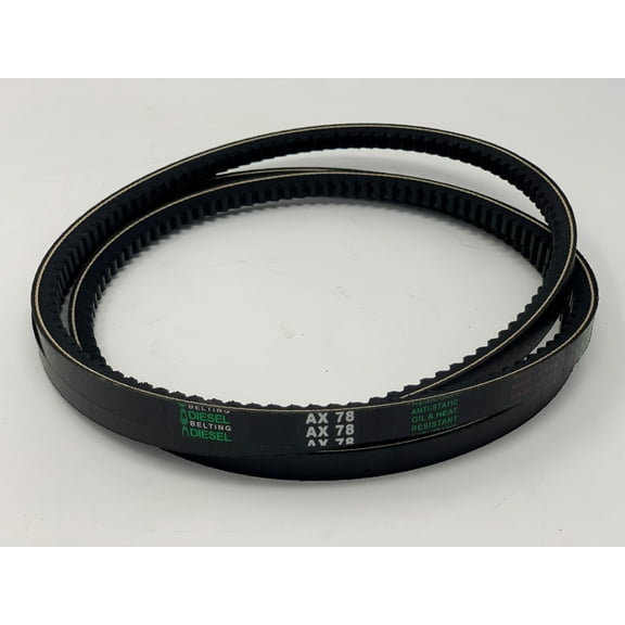 AX78 Classic Cogged V-Belt 1/2 x 80in Outside Circumference