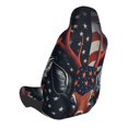 thumbnail image 2 of Wukai Modern USA Deer Head Full Set Car Seat Covers with Soft Padding Universal Auto Front Seats Protector and Cushion Mat, 2 of 5