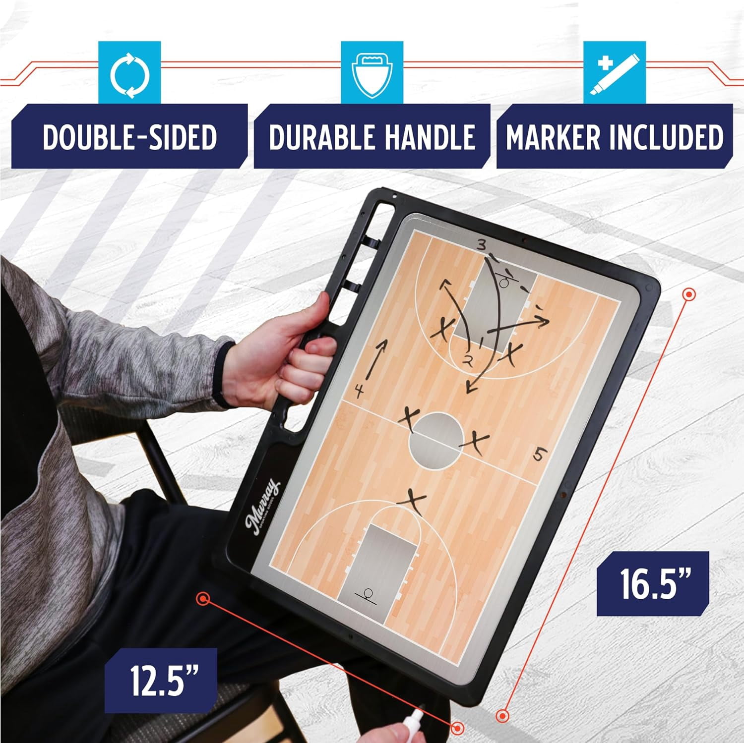 Murray Sporting Goods Premium Coaches Clipboard