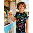 thumbnail image 5 of Aideaone Boys Girls T-Shirts 3D Graphic Shirts Kids Cool Short Sleeve Tees Size 4-14T, 5 of 8
