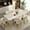 White, variant on NessCarsti Extendable Dining Table, 62.9"-94.4", Sintered Stone, White, Seats 6-10, for Living Room