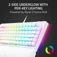 thumbnail image 6 of Razer BlackWidow V4 RGB Chroma Compact Wired Gaming Keyboard, White, 6 of 13
