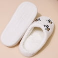 thumbnail image 5 of Wovix Women's Basic Slipper with Panda Graphic Soft Sole House Slippers Cozy on Fluffy Scuff Shoes Casual Relaxing Bedroom Shoes Lightweight House Shoes, 5 of 6