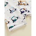 thumbnail image 7 of FEORJGP Kids Baby Girls Boys One-piece Jumpsuits 0-18M Toddler Infant Sleeveless Tank Romper Golf Print Crew Neck Buttons Bodysuits Infant Little GirlSummer Casual Clothes for Daily Vacation, 7 of 7