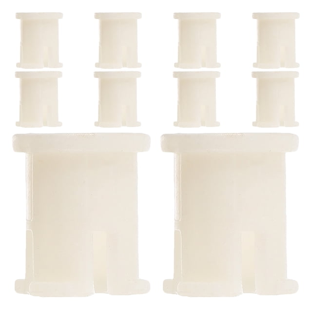 KAKOWELY caster socket 10Pcs Small Wheel Sockets Swivel Caster Stem Sleeves Caster Socket Inserts for Chair Feet Caster Socket Replaceable Furniture Insert Socket Caster Sleeve Inserts Replacement