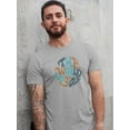 thumbnail image 2 of The World Is Yours Groovy Style T-Shirt Men -Image by Shutterstock, Male Small, 2 of 4