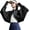 Black, variant on Women's UPF Protection Cooling Shawl, Breathable Sun Cape, Skin-Friendly Arm Sleeves for Golf Driving