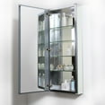 thumbnail image 5 of Fresca 15" Wide x 36" Tall Bathroom Medicine Cabinet with Mirrors, 5 of 6