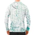 thumbnail image 2 of Camisas de manga larga para hombre con protección solar UPF 50+, SPF, ligeras, de secado rápido, senderismo, correr, pescar, verde menta, tamaño mediano, 2 of 6