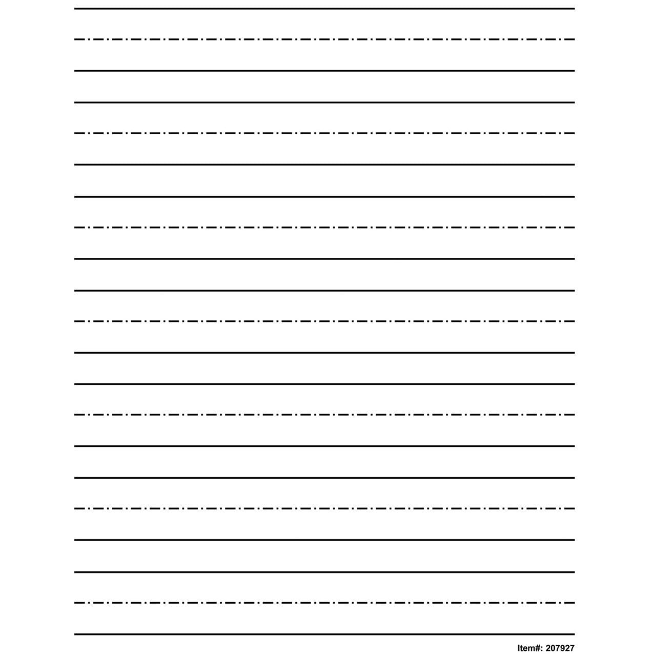 Low Vision Practice Writing Paper- Bold Line, Bold lines ...