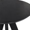 thumbnail image 2 of Pemberly Row Table de Bar Hauteur Ronde Transitionnelle en Bois de Manguier Noire, 2 of 4