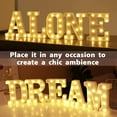 thumbnail image 4 of LED Letter Lights Sign Letters Light Up Letters Sign for Night Light Wedding Birthday Party Battery Powered Christmas Lamp Home Bar, 4 of 8
