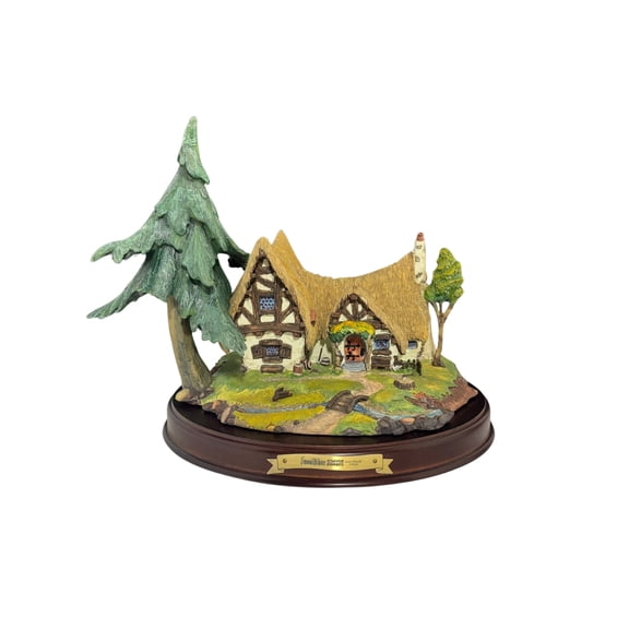 Open Box WDCC Figurine 7 Dwarf's Cottage , Disney's Snow White - Mint in Box