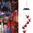 thumbnail image 6 of Solar Wind Chimes Lights LED Birds Color Changing Hanging Lamp Garden Home Decor, 6 of 12