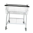 thumbnail image 3 of Carrito de lavandería con ruedas, estante de almacenamiento con ruedas, cesta de ropa versátil, carrito para colgar ropa, cesto para ropa sucia, 3 of 8