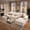 Beige, variant on Garaneeds 113" Oversized U Shaped Sectional Sofa for Living Room, Modular Boneless Cloud Couch with Chaise, Corduroy Deep Seat Sofa, High Back Support, No Assembly Required, Black