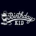 thumbnail image 2 of Women's Mickey & Friends Retro Birthday Kid Graphic Tee Navy Blue X Large, 2 of 4