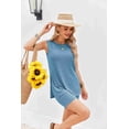 thumbnail image 4 of EKOUAER Womens Pajamas 2 Piece Lounge Set Sleeveless Ribbed Knit Sleepwear, 4 of 6