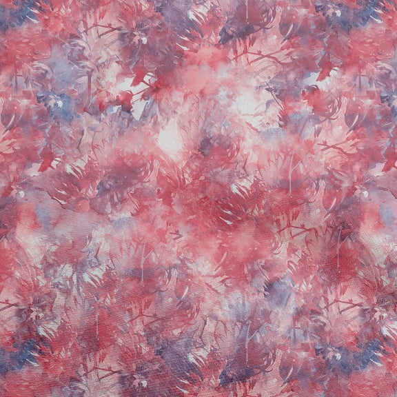 oneOone Cotton Poplin Twill Red Fabric Abstract Floral Quilting Supplies Print Sewing Fabric By The Yard 56 Inch Wide-3ra