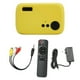 thumbnail image 1 of M24 Mini Portable Projector Multifunction 360 Degree Surround Sound Home Theater Video Projector 100?240V Yellow US Plug, 1 of 5