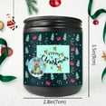 1Pc Lavender Scented Candle Soybean Wax Merry Christmas Gifts Idea for
