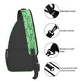 thumbnail image 5 of ZICANCN Crossbody Sling Bags for Women Men,Flowers Green Vines Casual Shoulder Backpacks for Travel Sport Climbing Runners Daypack, 5 of 9
