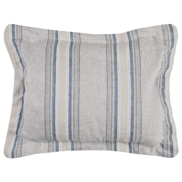 Edredón de Rizzy Home BT4008, 249 x 249 cm, rayas azules