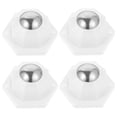 thumbnail image 1 of 1 Set of Mini Caster Wheels Adhesive Swivel Casters Household Storage Container Furniture Stick on Wheels, 1 of 9