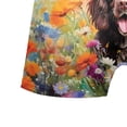 thumbnail image 5 of Welcome Spring Summer Boykin Spaniel Portrait Flower Blue Sky All Over Print Boxer Briefs Underwear for Men Dad Dog Lover - 12001, 5 of 6
