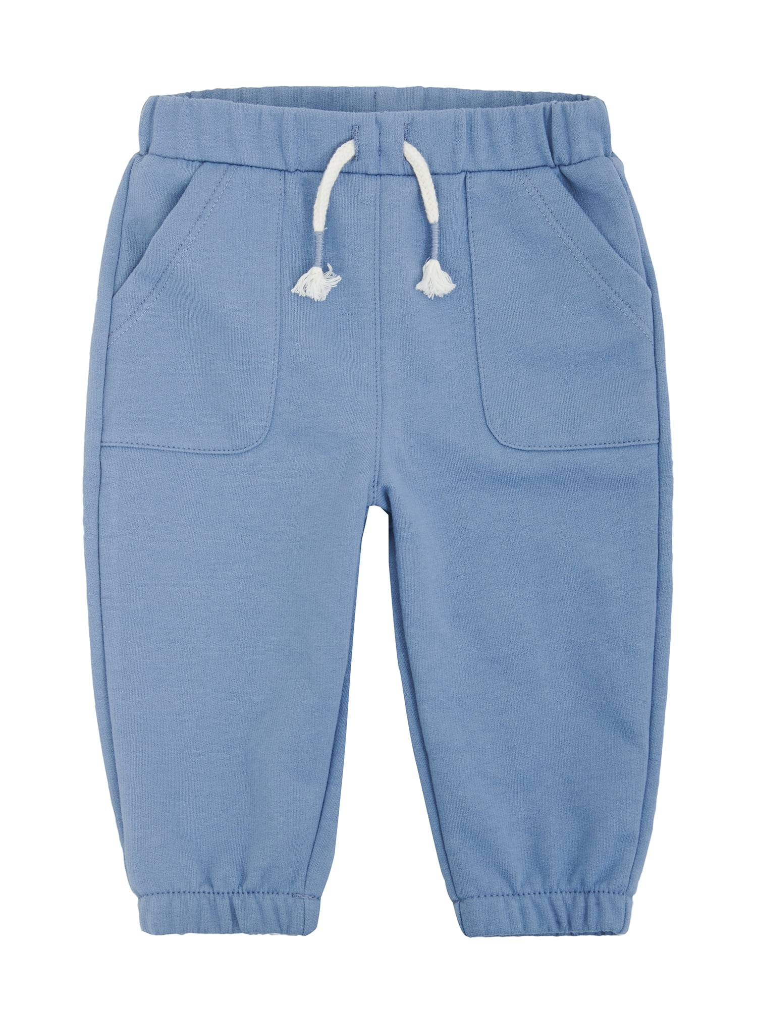 Wonderluxe Baby Boys' Teddy Fleece Pullover and Jogger Pants Set, 2-Piece, Sizes 0/3M-24M