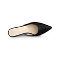 thumbnail image 4 of BLISSFUL STEP Mules à Talons Aiguilles à Bout Pointu pour Femmes Noires 6, 4 of 8