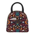 thumbnail image 1 of Balery Colorful Mexican2 Bolsa de Almuerzo para Mujeres, Caja de Almuerzo, Bolsa de Almuerzo Pequeña Impermeable, Tote de Almuerzo Reutilizable con Gran Capacidad, 1 of 6