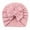 X1 Pink, variant on Knitted Baby Hat with Bowknot Design Elastic Turban Cap for Girls and Boys Soft Toddler Headwear,Color:Coffee