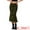 Olive Green, variant on DARING DIVA Women's High Waist Bodycon Mesh Fishtail Midi Skirts XS Olive Green