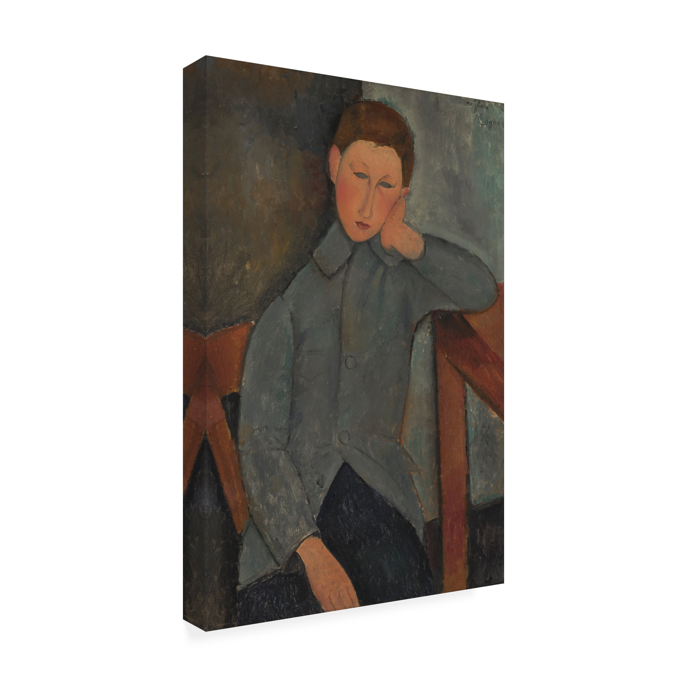 Modigliani 'The boy' Canvas Art