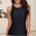 thumbnail image 2 of High Neck Tankini Top Bathing Suit Tops For Women Tank Tops Swimsuits Swimwears Tankinis Set Xxl, 2 of 5