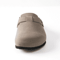 thumbnail image 2 of Women's Suede Clog Sandals, Comfortable Slip-on Mules with Adjustable Buckle, Classic Casual Womens Shoes for All-Day Wear, 2 of 6