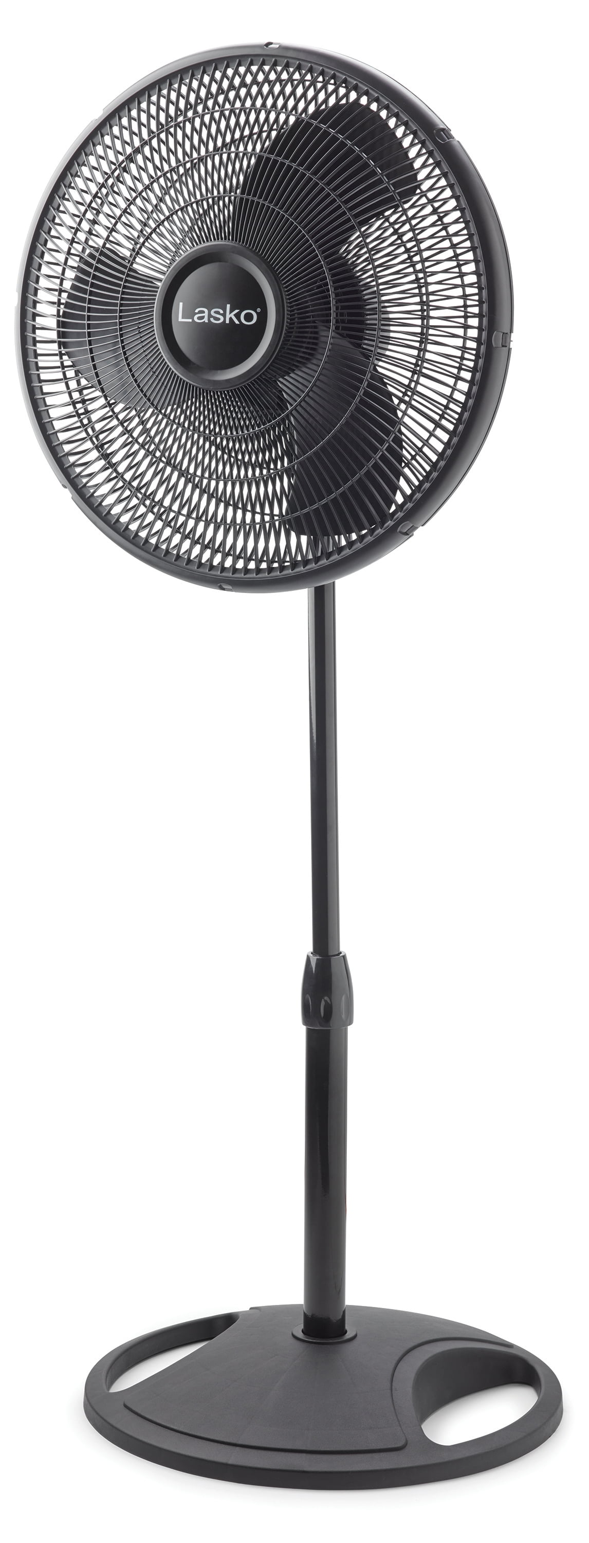 Adjustable Black Home Improvement 16" Oscillating Pedestal Stand 3-Speed Fan 