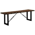 thumbnail image 3 of Furniture of America Elsbeth Wood 3-Piece Extendable Dining Set in Walnut, 3 of 6