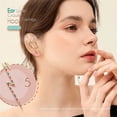 thumbnail image 2 of BNNG Ear Crawler Earrings for Women Ear Cuff Earrings Hook Earrings Ear Wrap Earrings Snowflake Rhinestone Lightning Bolt Pierced Earrings Trendy Jewelry for Women 2024, 2 of 2