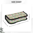 thumbnail image 3 of Wukai Tropical Flamingo Print Big Capacity Pencil Case, Upgraded Canvas Pencil Pouch Large Pencil Bag Organizer,Aesthetic Supply, 3 of 6