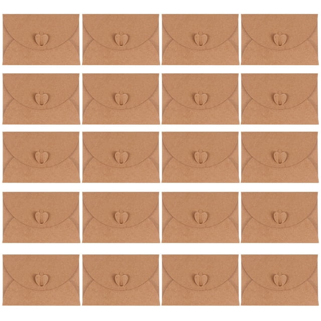 20 sobres de papel para manualidades, tarjetas, invitaciones